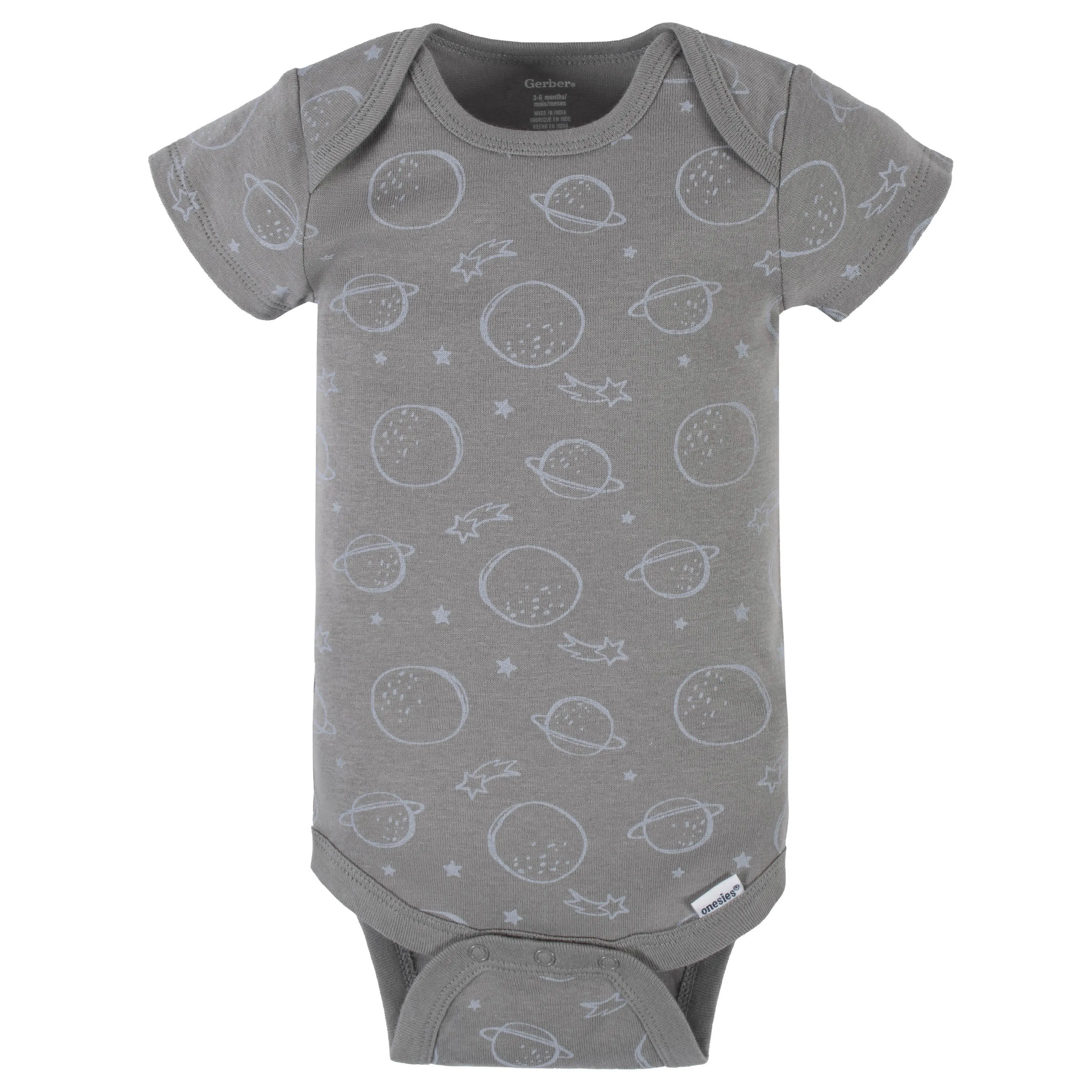 4-Pack Baby Boys Blast Off Short Sleeve Onesies® Bodysuits