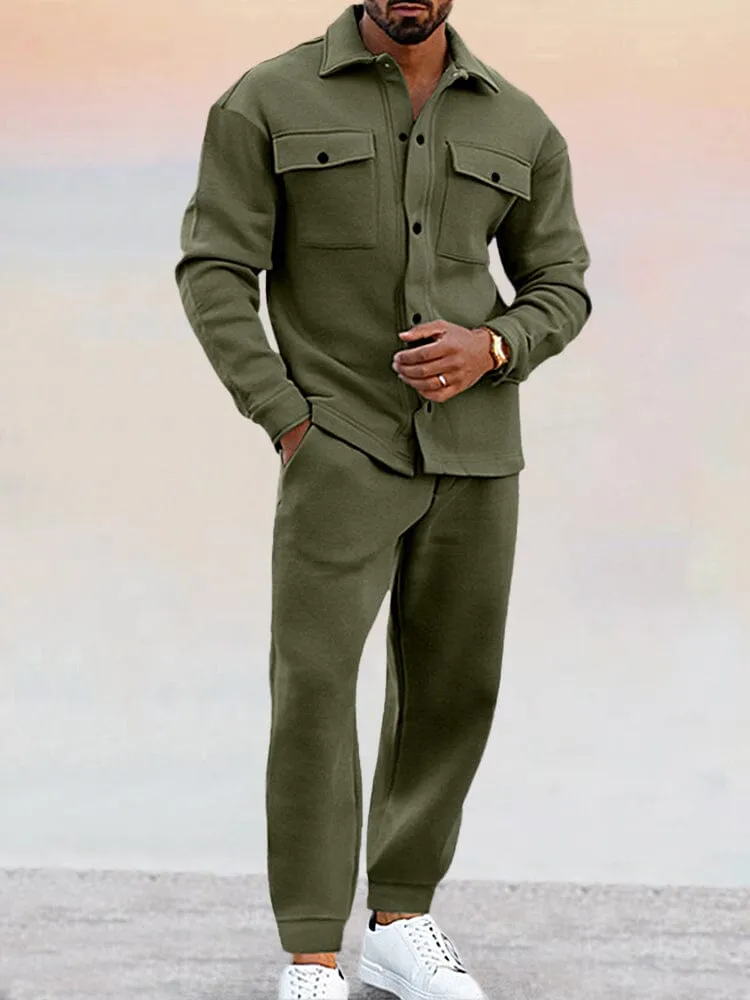 Athleisure Suede 2-Piece Set (Live Only)
