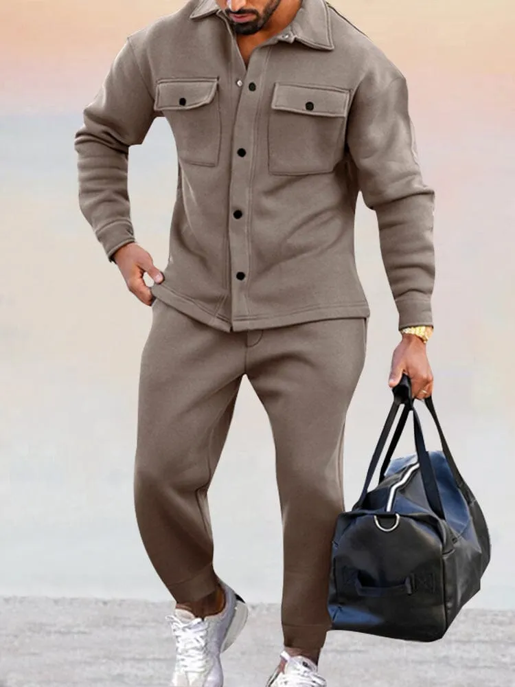 Athleisure Suede 2-Piece Set (Live Only)