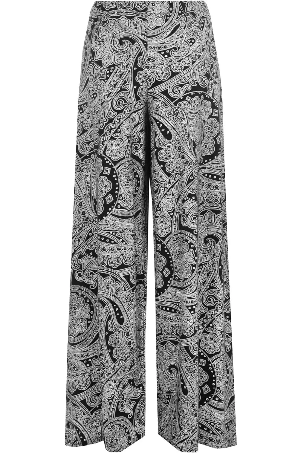 Big Paisley Print Palazzo Trouser