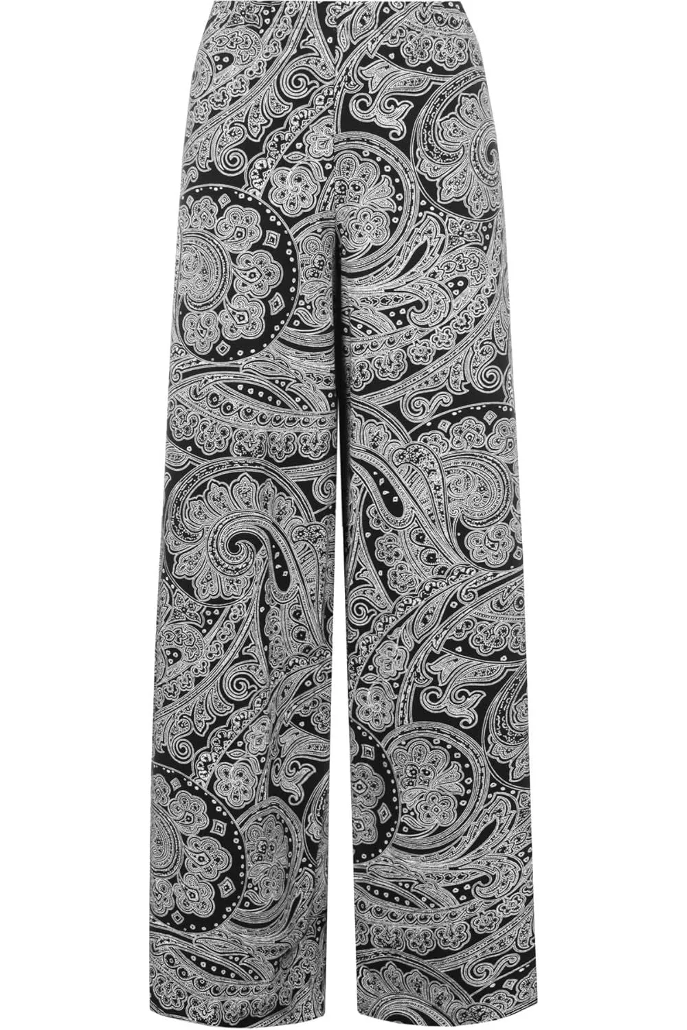 Big Paisley Print Palazzo Trouser