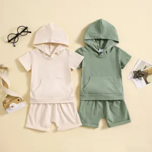 Children's Short-sleeved Shorts Two-piece Sports