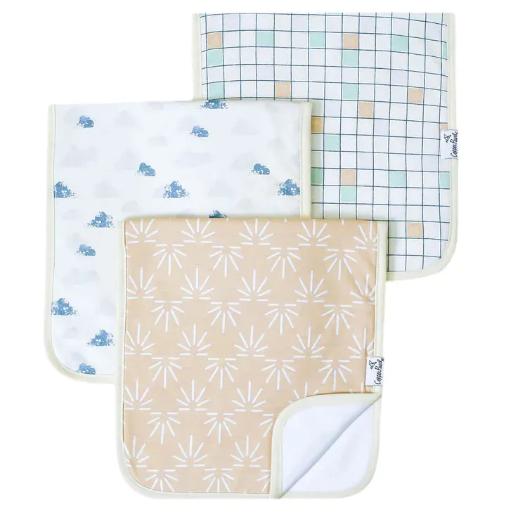 Copper Pearl - Burp Cloth (3 pack) - Sol