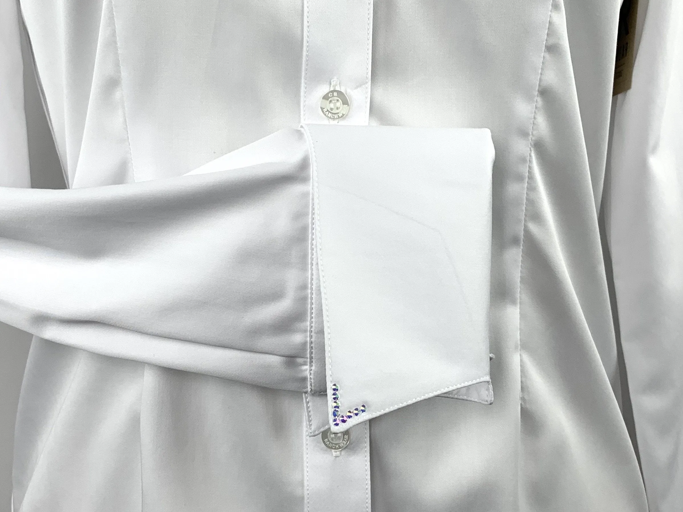 CR Classic White Cotton Sateen - FINAL SALE