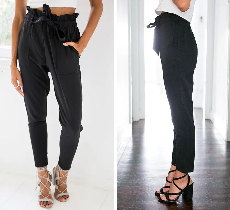High Waist Harem Casual Pants