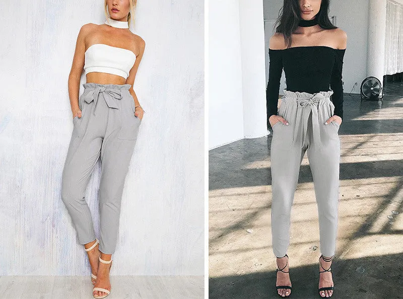 High Waist Harem Casual Pants