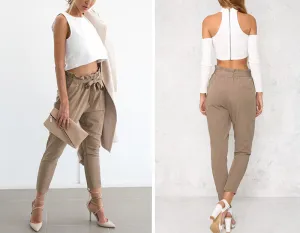 High Waist Harem Casual Pants