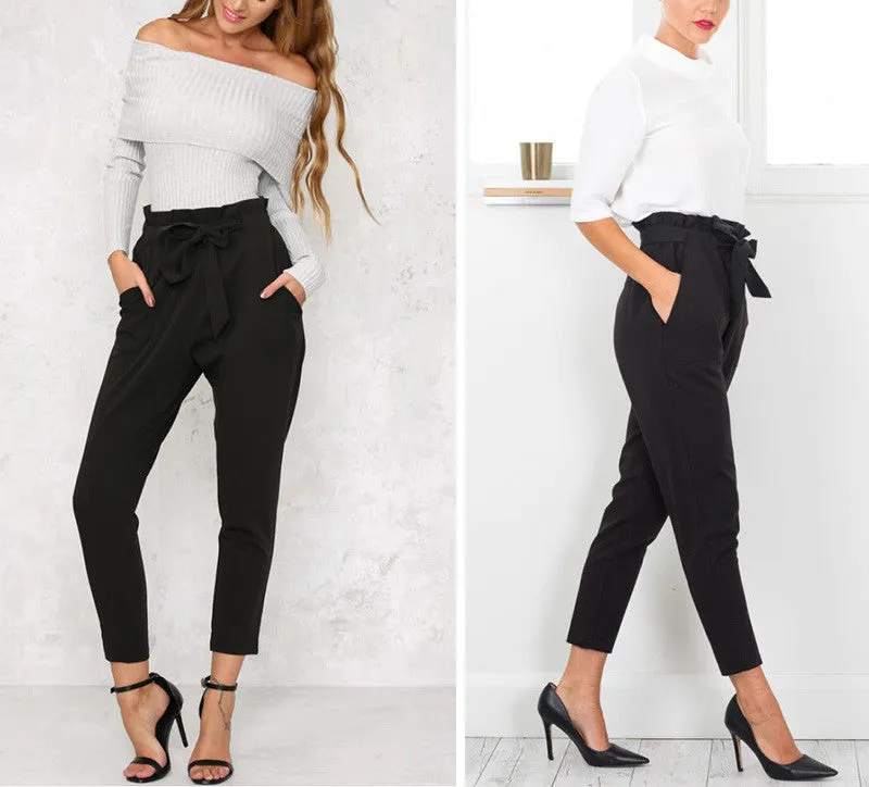 High Waist Harem Casual Pants