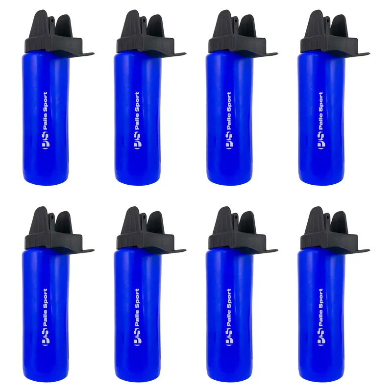 Hygiene Water Bottle - 8-Bottle Bundle - 1-Litre Capacity – Colour: Blue or Clear