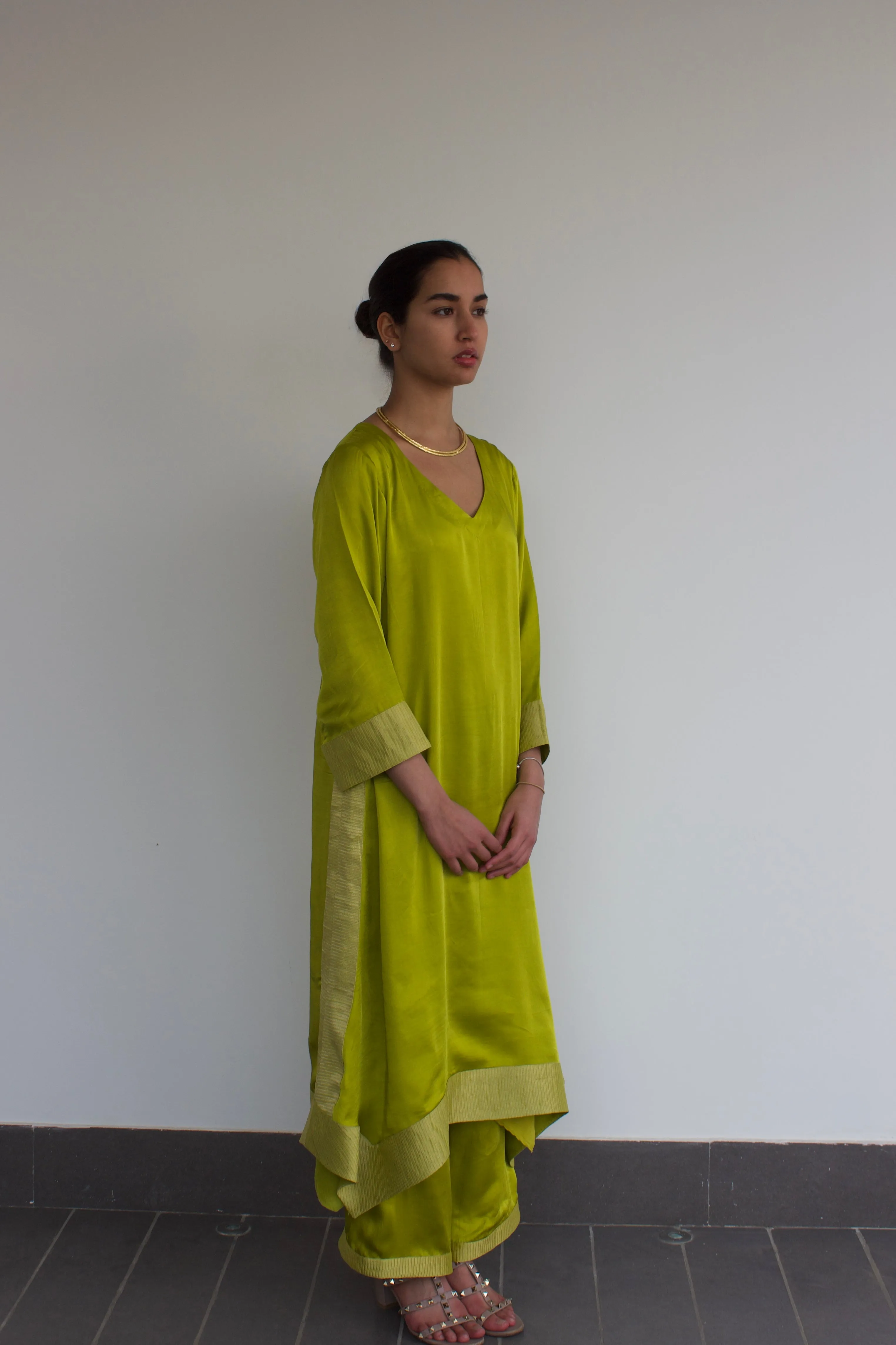 KAMAL CO-ORD SETS -LIME GREEN