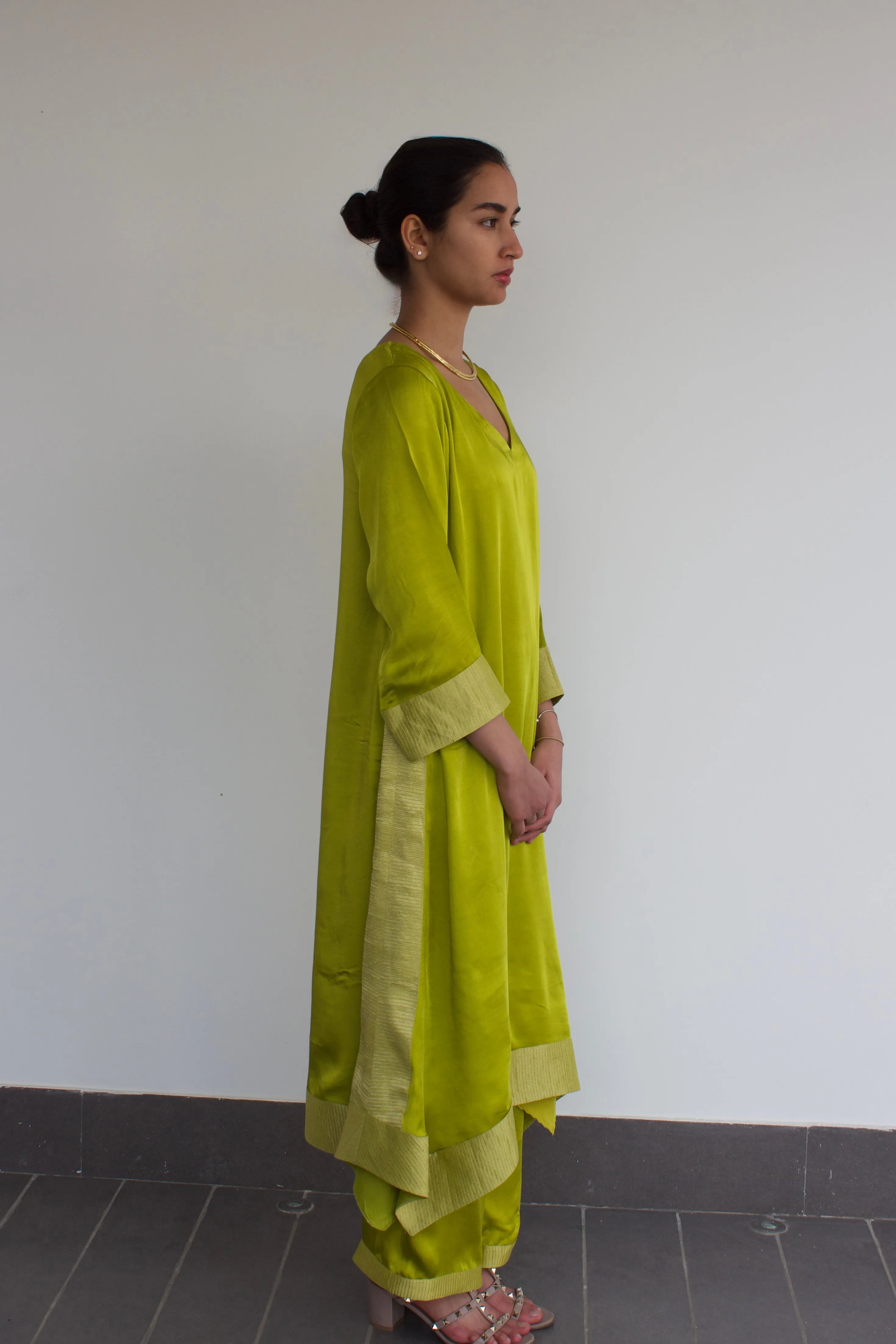 KAMAL CO-ORD SETS -LIME GREEN