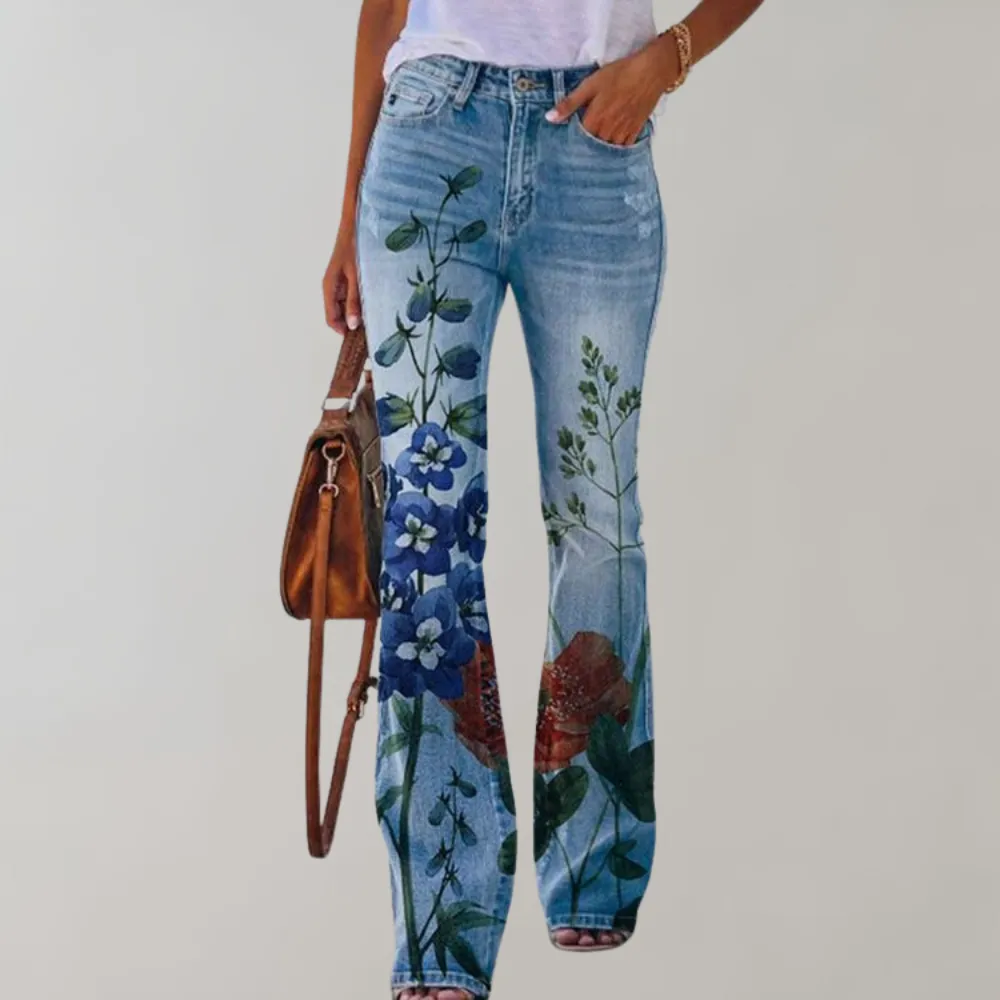 Kjellfrid - fashionable flared trousers for women