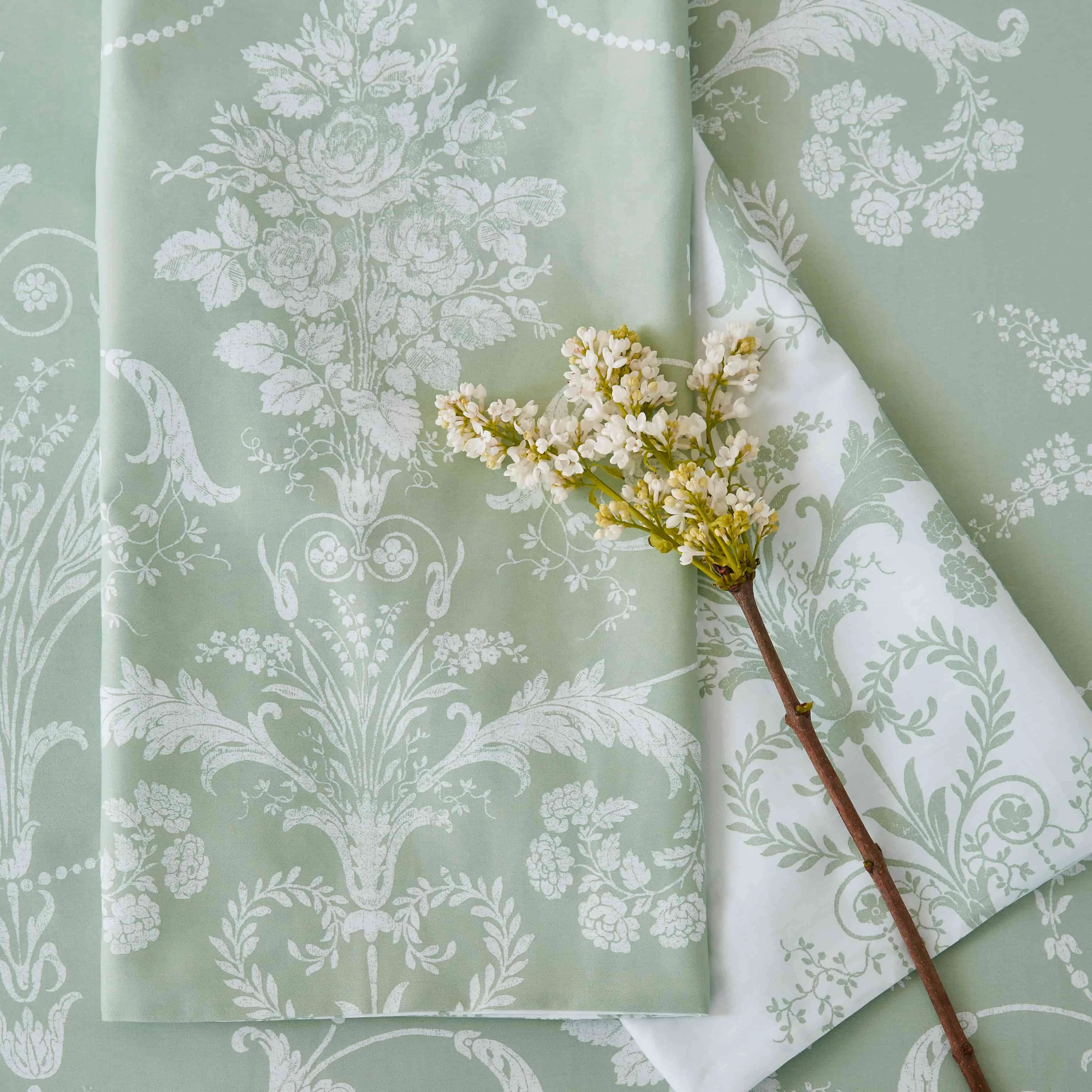Laura Ashley Josette Duvet Cover Set - Green