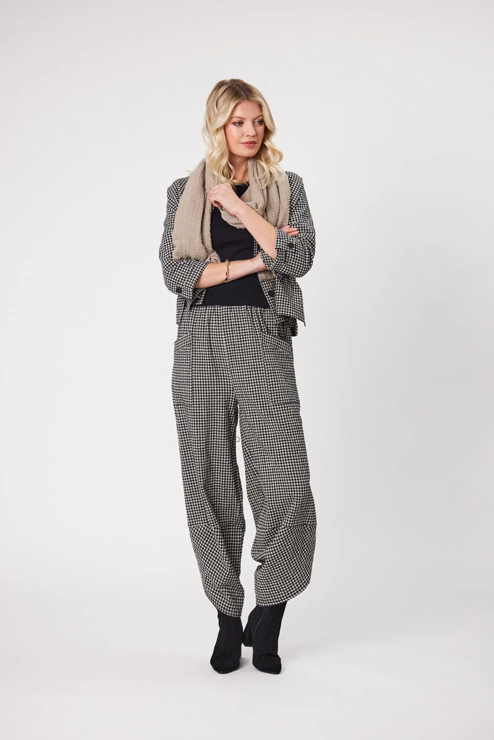 Lenore Pant | Gingham | Lemon Tree Design