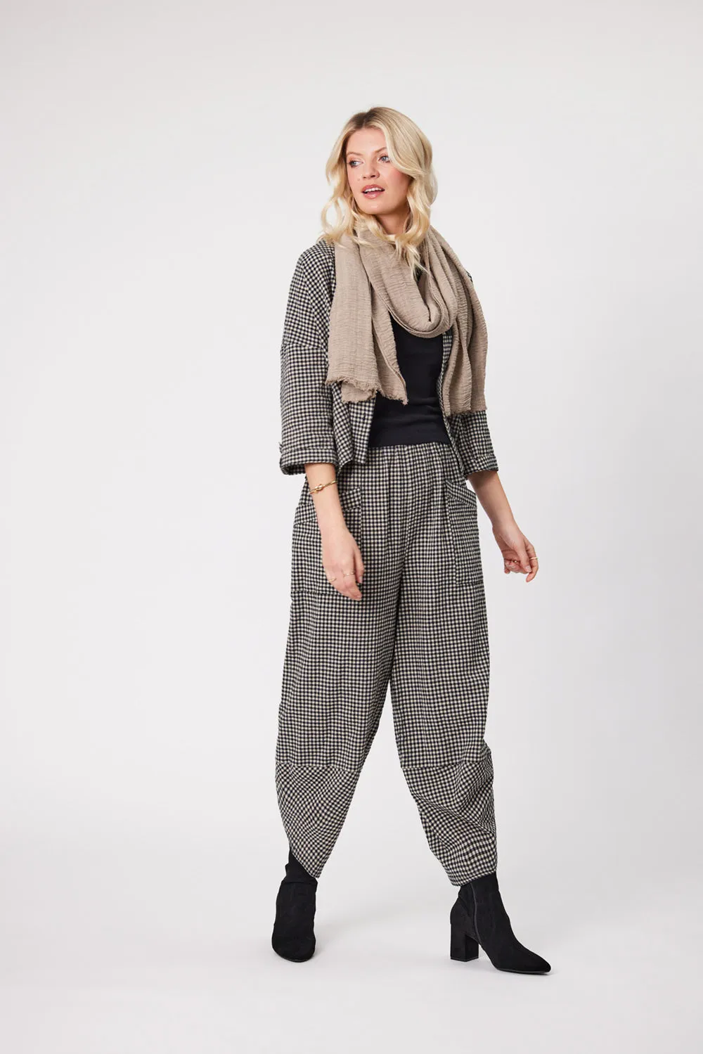 Lenore Pant | Gingham | Lemon Tree Design