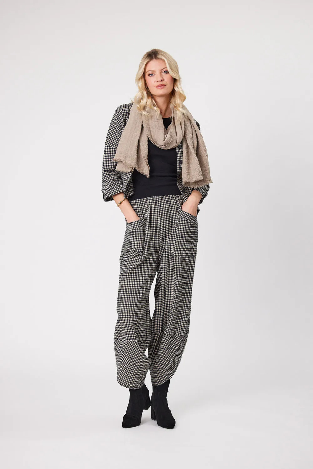 Lenore Pant | Gingham | Lemon Tree Design