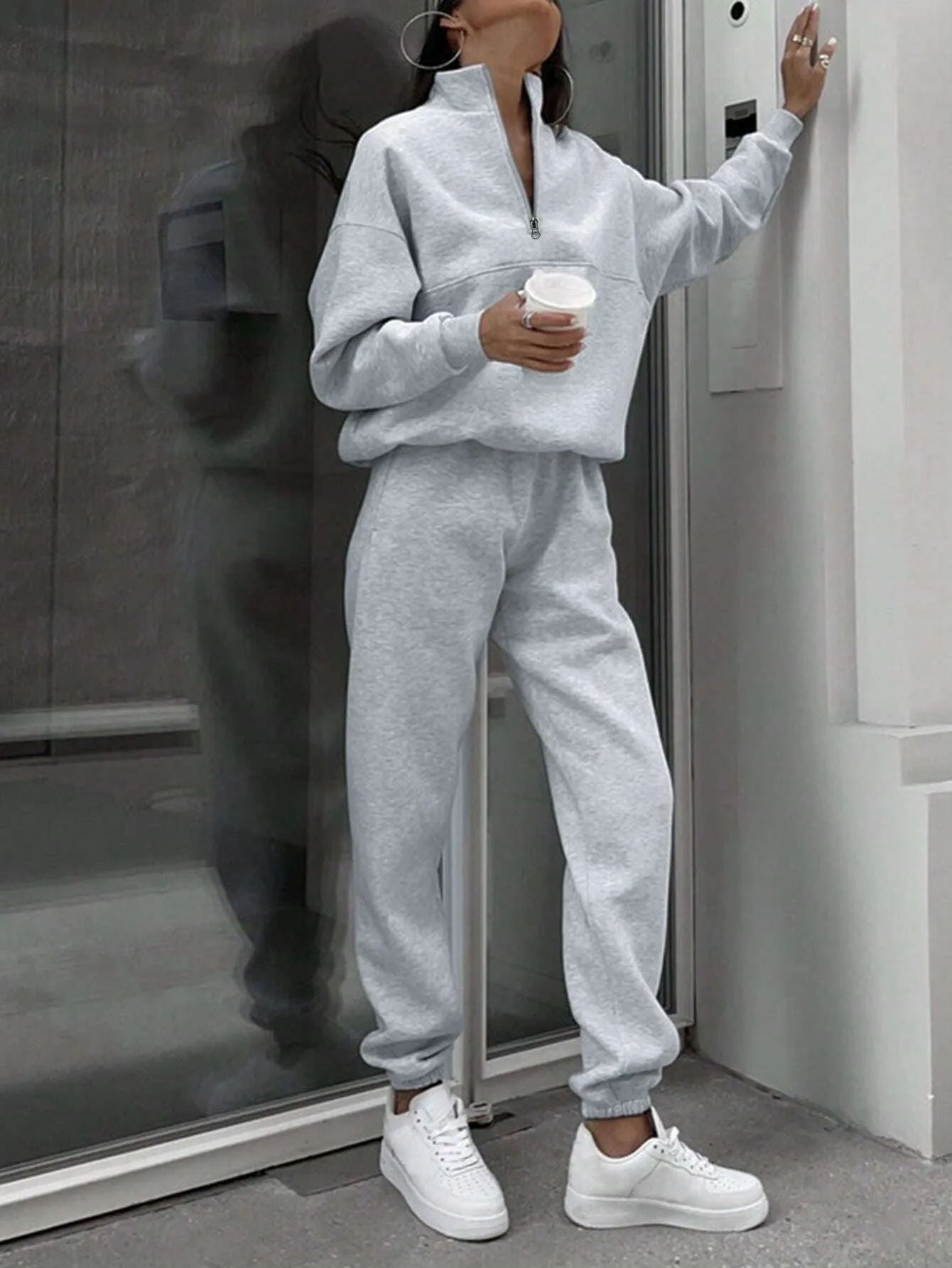 Long-sleeved Sports Sweatshirt Suit