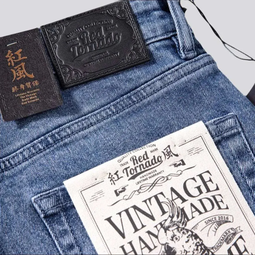 Slim heavyweight self-edge jeans for men