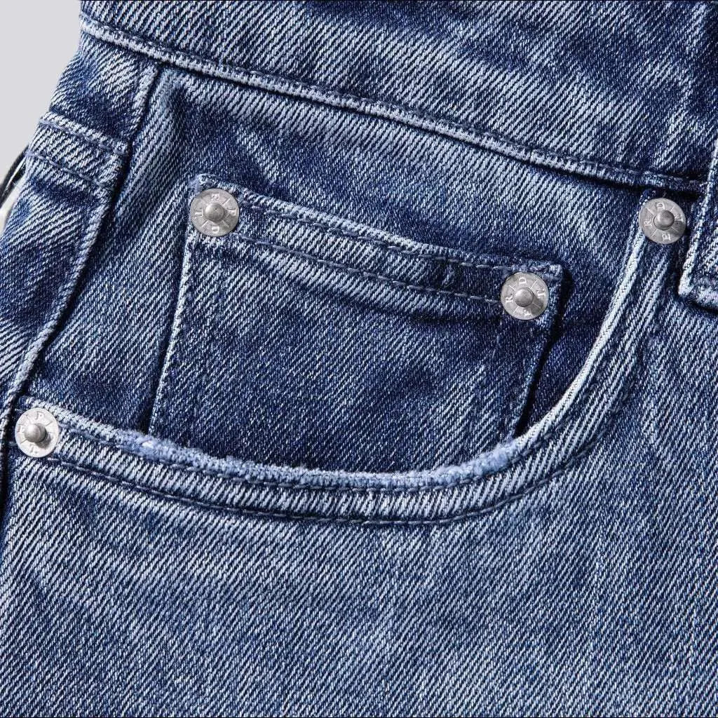 Slim heavyweight self-edge jeans for men