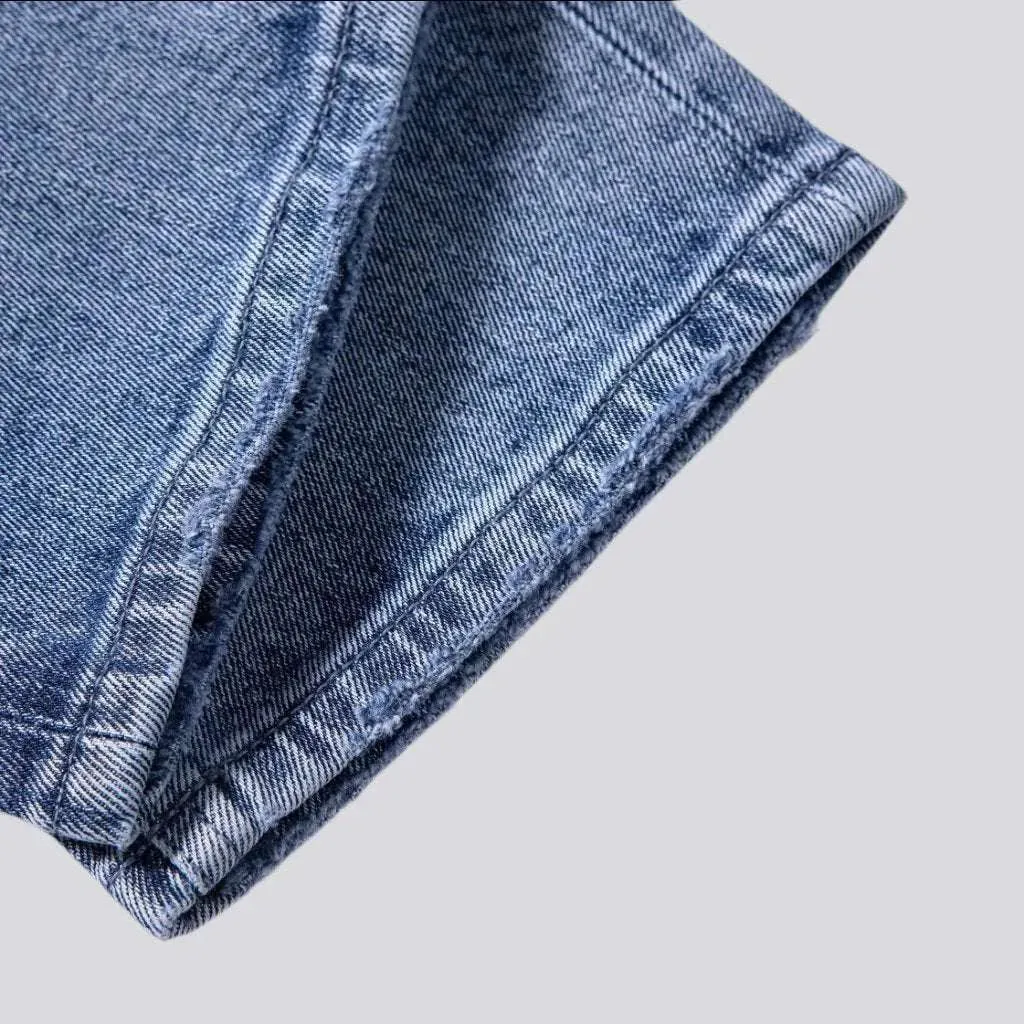 Slim heavyweight self-edge jeans for men