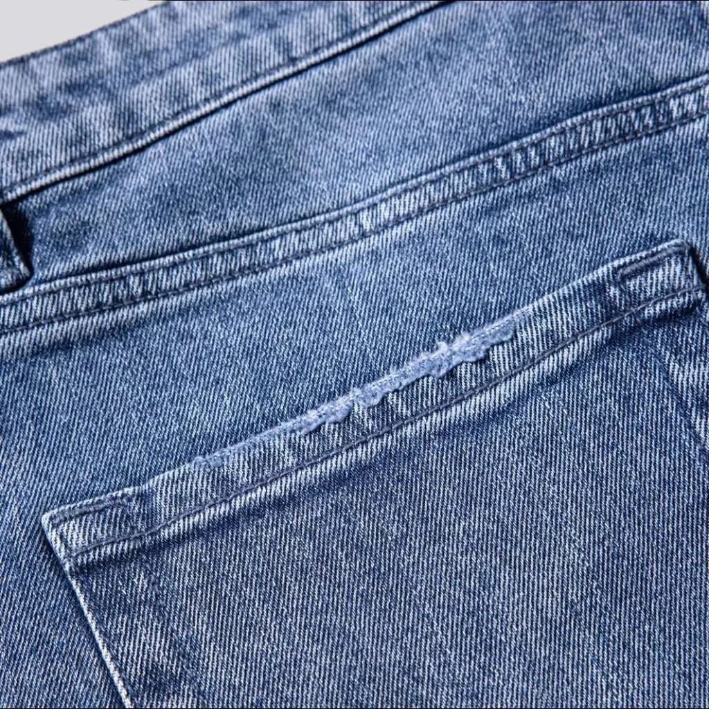 Slim heavyweight self-edge jeans for men