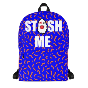 Stash Me Orange & Black Backpack
