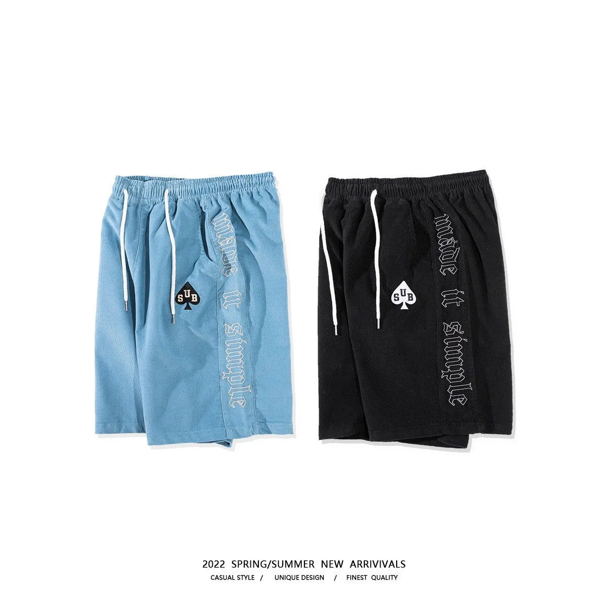 Street Hip-hop Stitching Sports Shorts Men