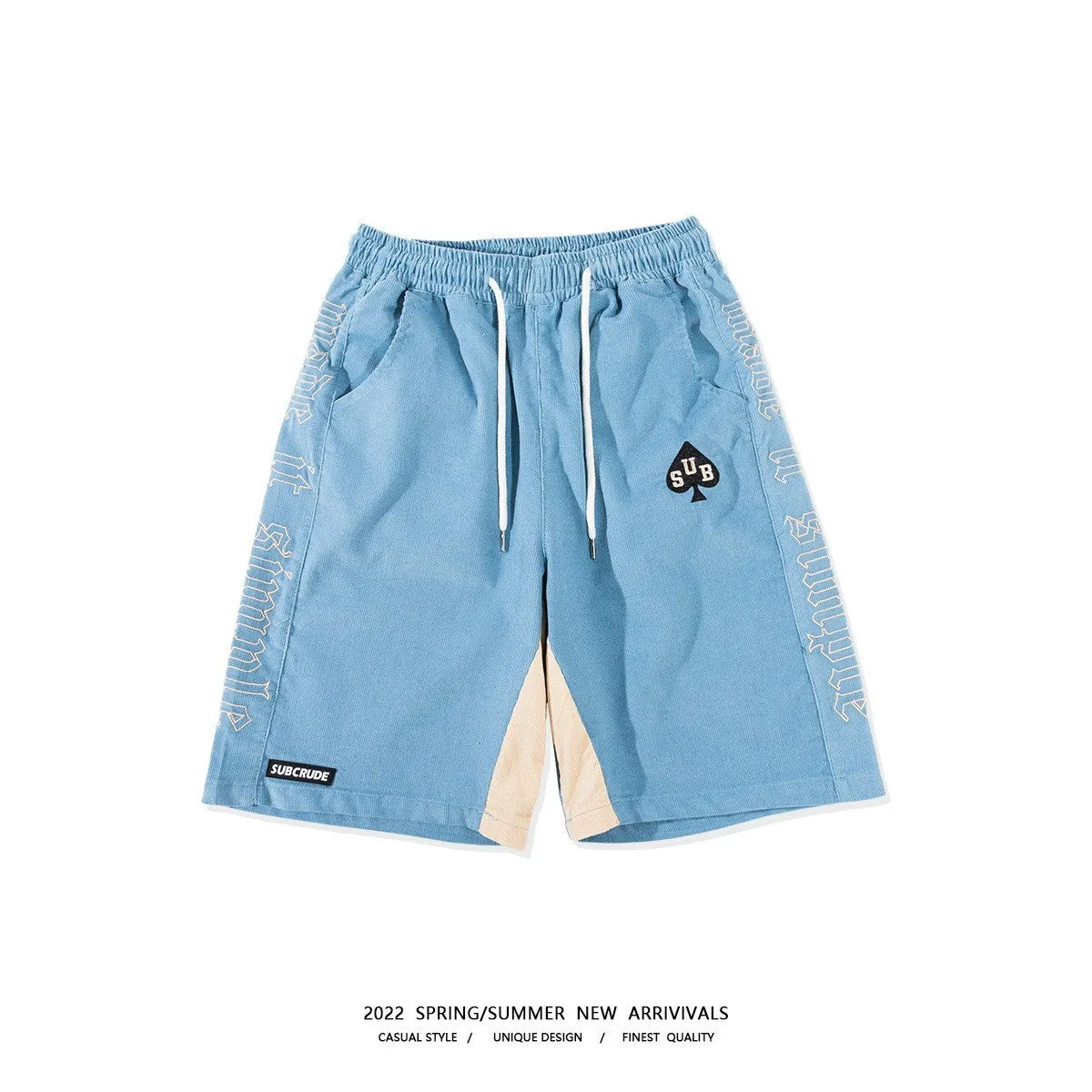 Street Hip-hop Stitching Sports Shorts Men