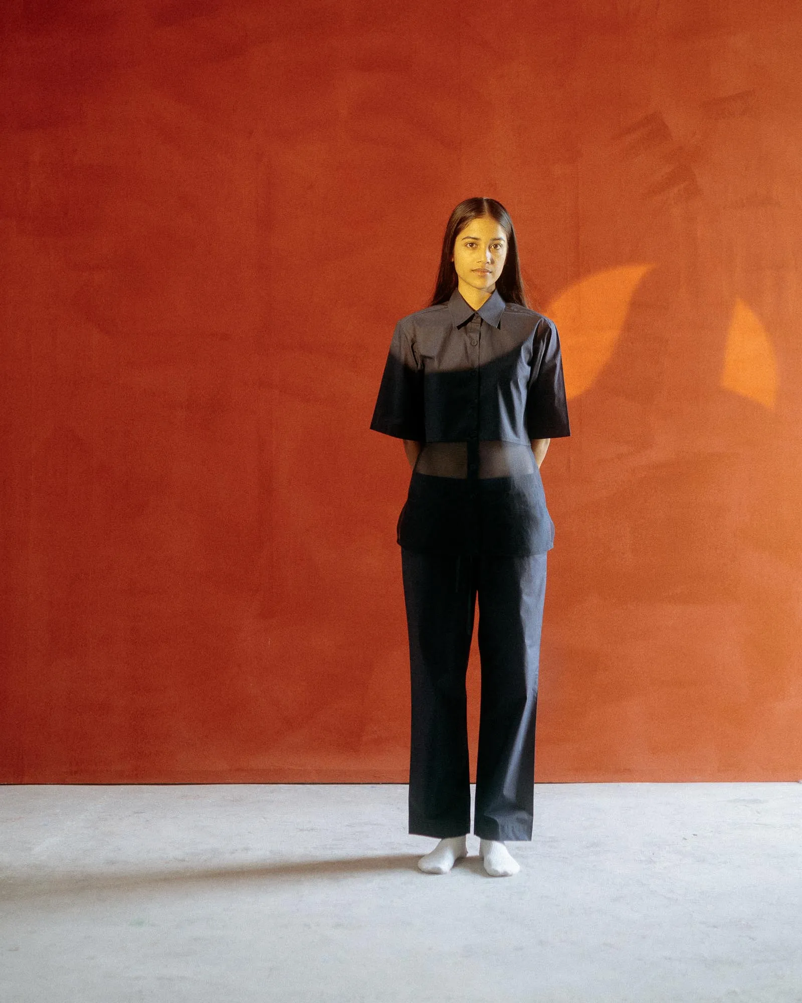 Summer Co-Ord set of 2 Silk Organza Asami-Moss-Black-Rust-Clay-Midnight-Ivory-Tan-26-Fashion edit Satori Vana-Ituvana