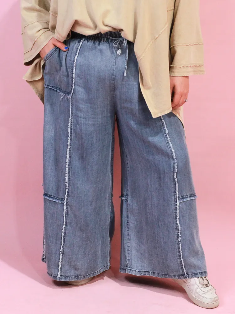 The Markie Bottoms - Washed Denim