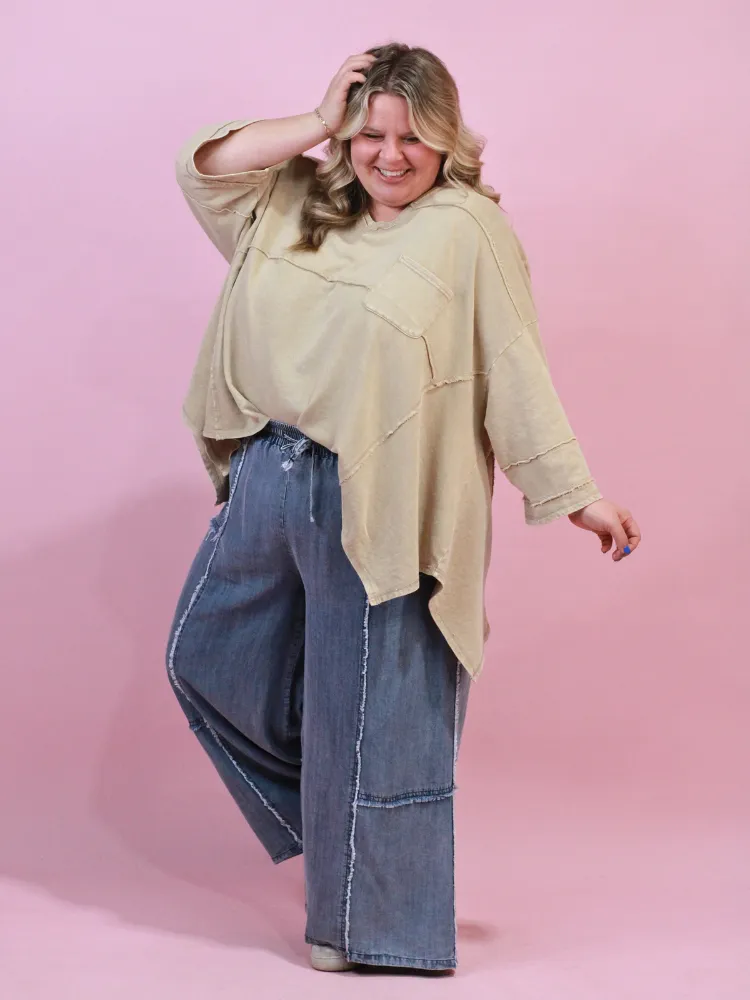 The Markie Bottoms - Washed Denim