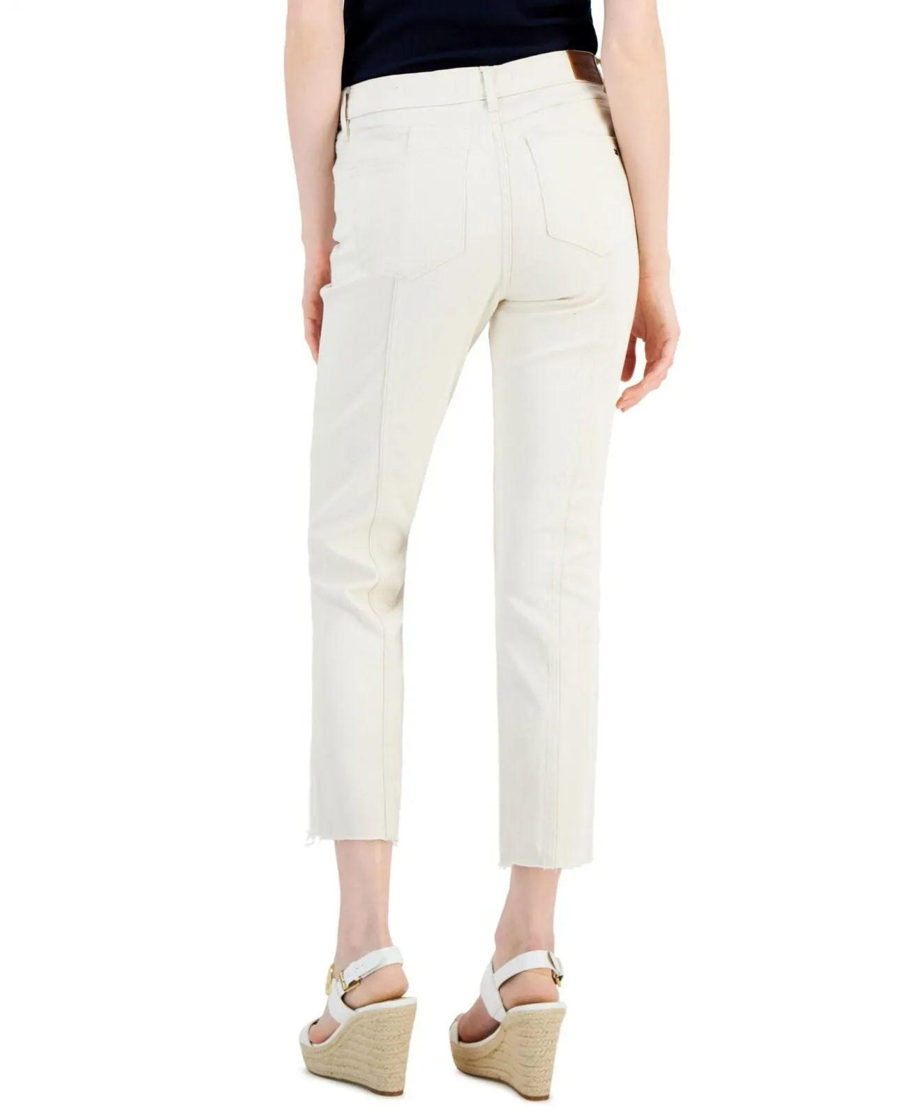 Tommy Hilfiger Womens Tribeca Cropped Straight Leg Ankle Pants J2FK0554