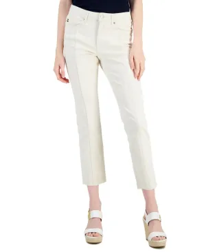 Tommy Hilfiger Womens Tribeca Cropped Straight Leg Ankle Pants J2FK0554