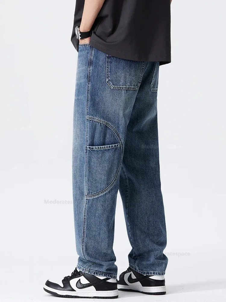 UrbanVibe Vintage Patchwork Jeans