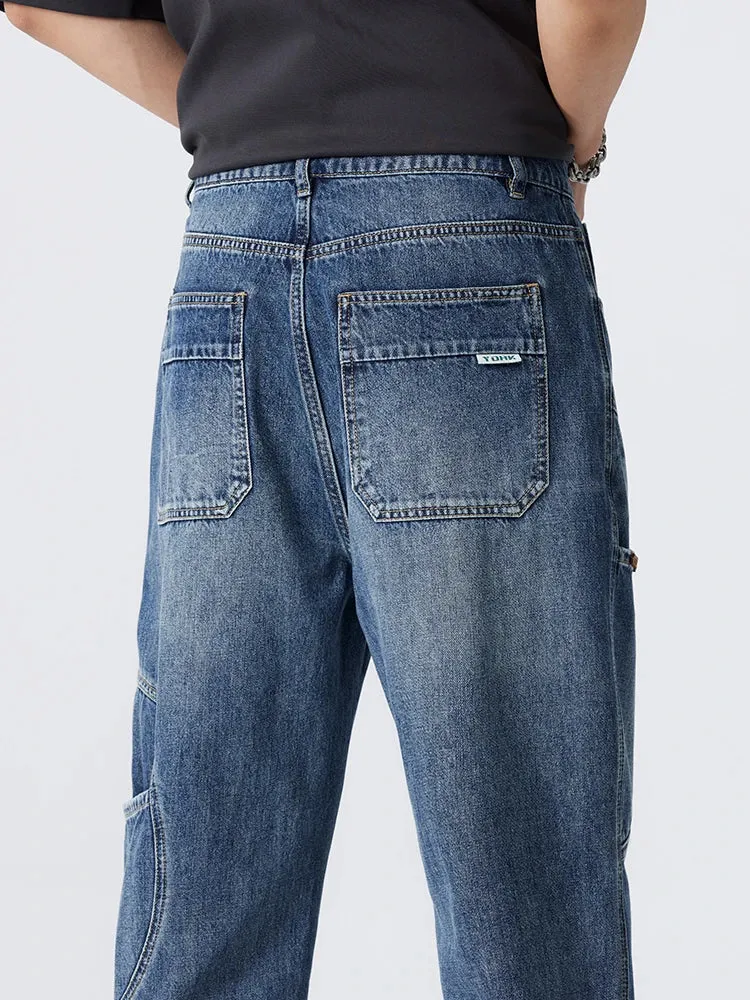 UrbanVibe Vintage Patchwork Jeans
