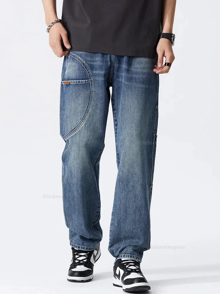 UrbanVibe Vintage Patchwork Jeans