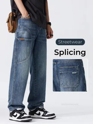 UrbanVibe Vintage Patchwork Jeans
