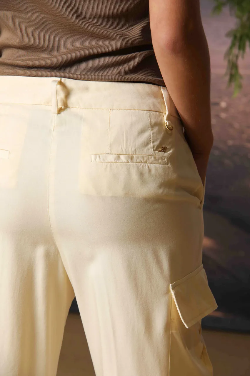 Victoria Cargo Pants women's in modal Straight fit 