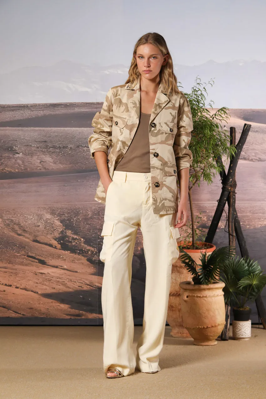 Victoria Cargo Pants women's in modal Straight fit 