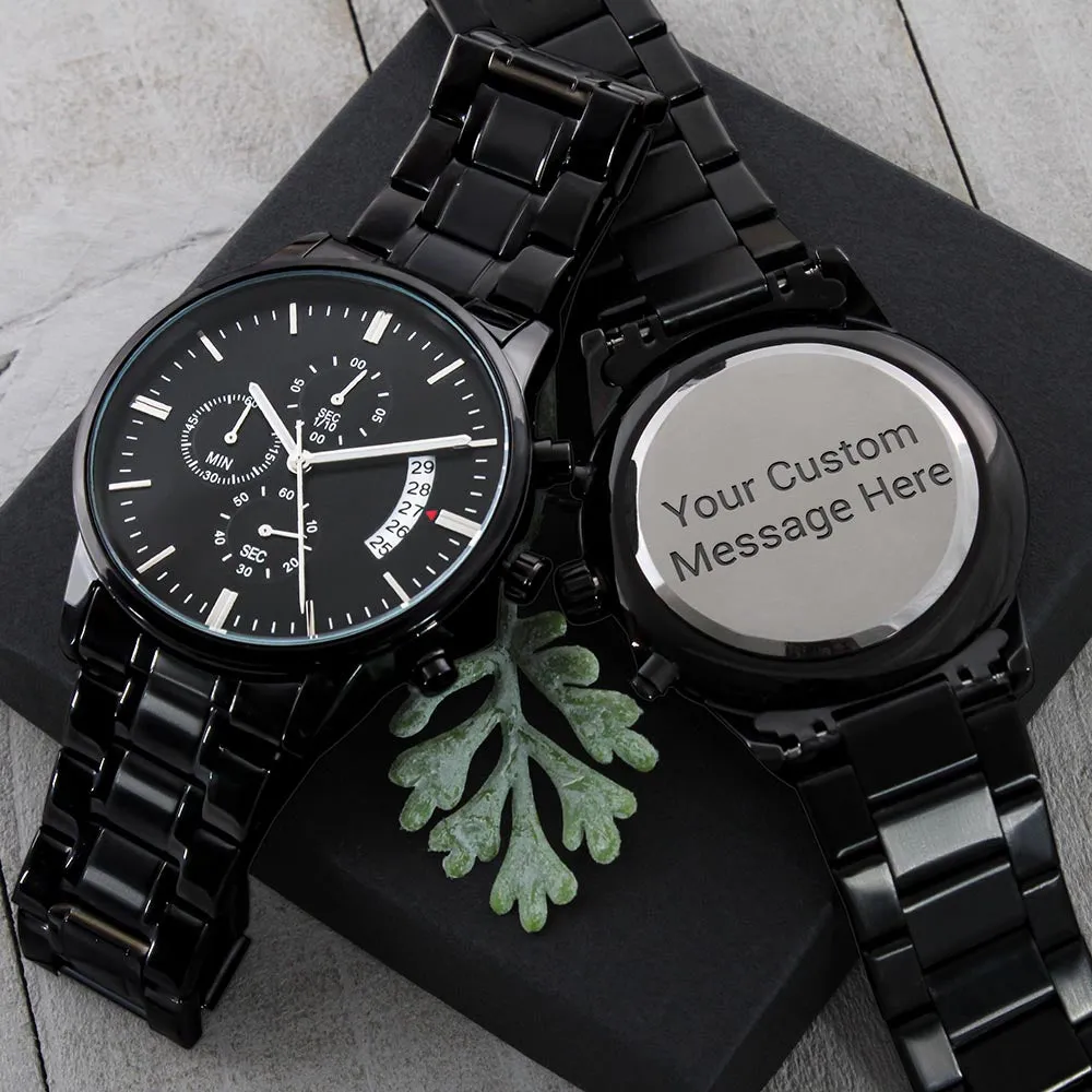 Watch-Custom Message Sports Watch for Men