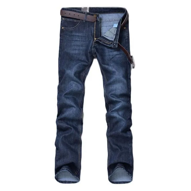 West Louis™ Denim Casual Blue Jeans