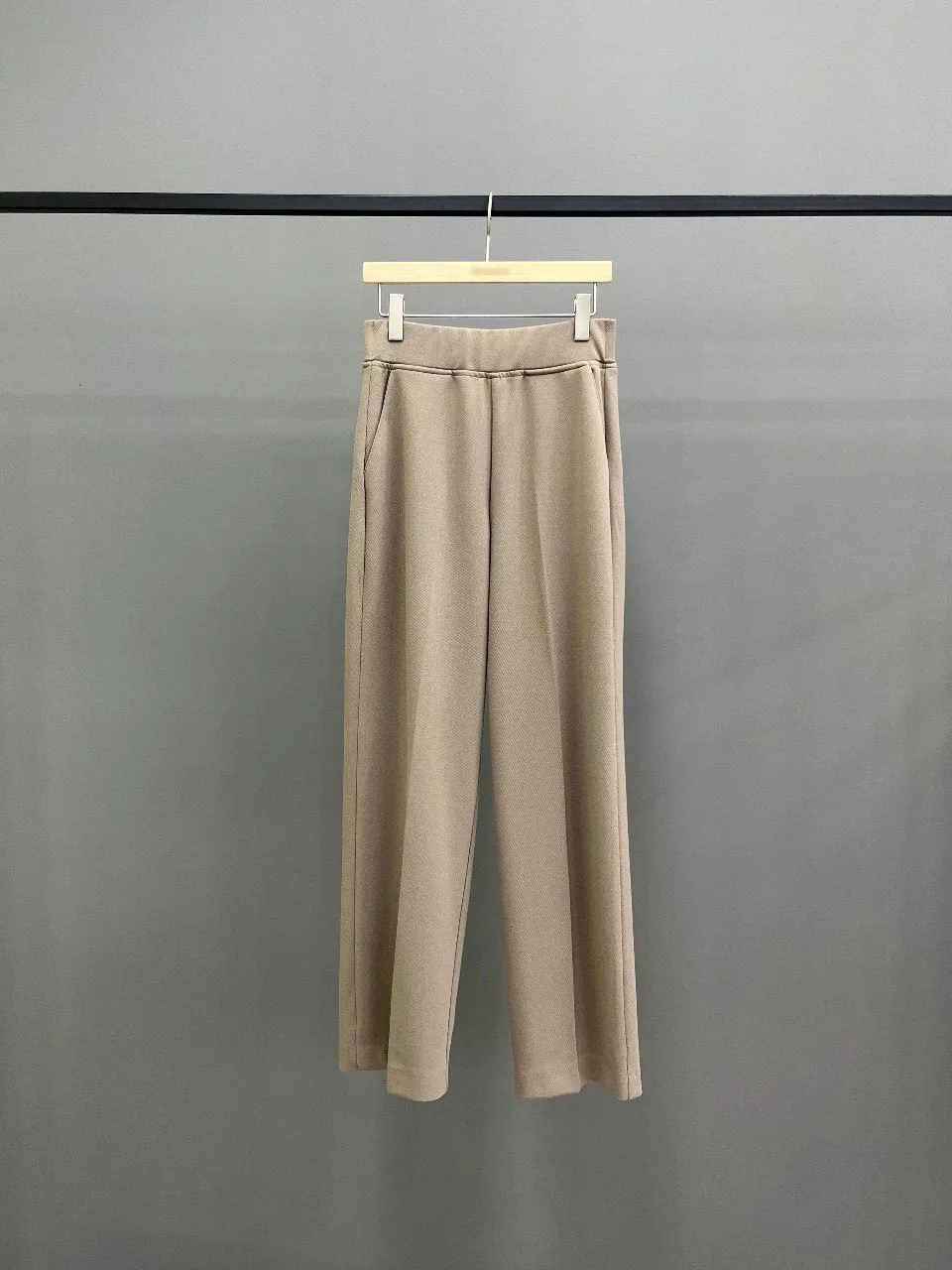 Wide  Band Elastic Slacks