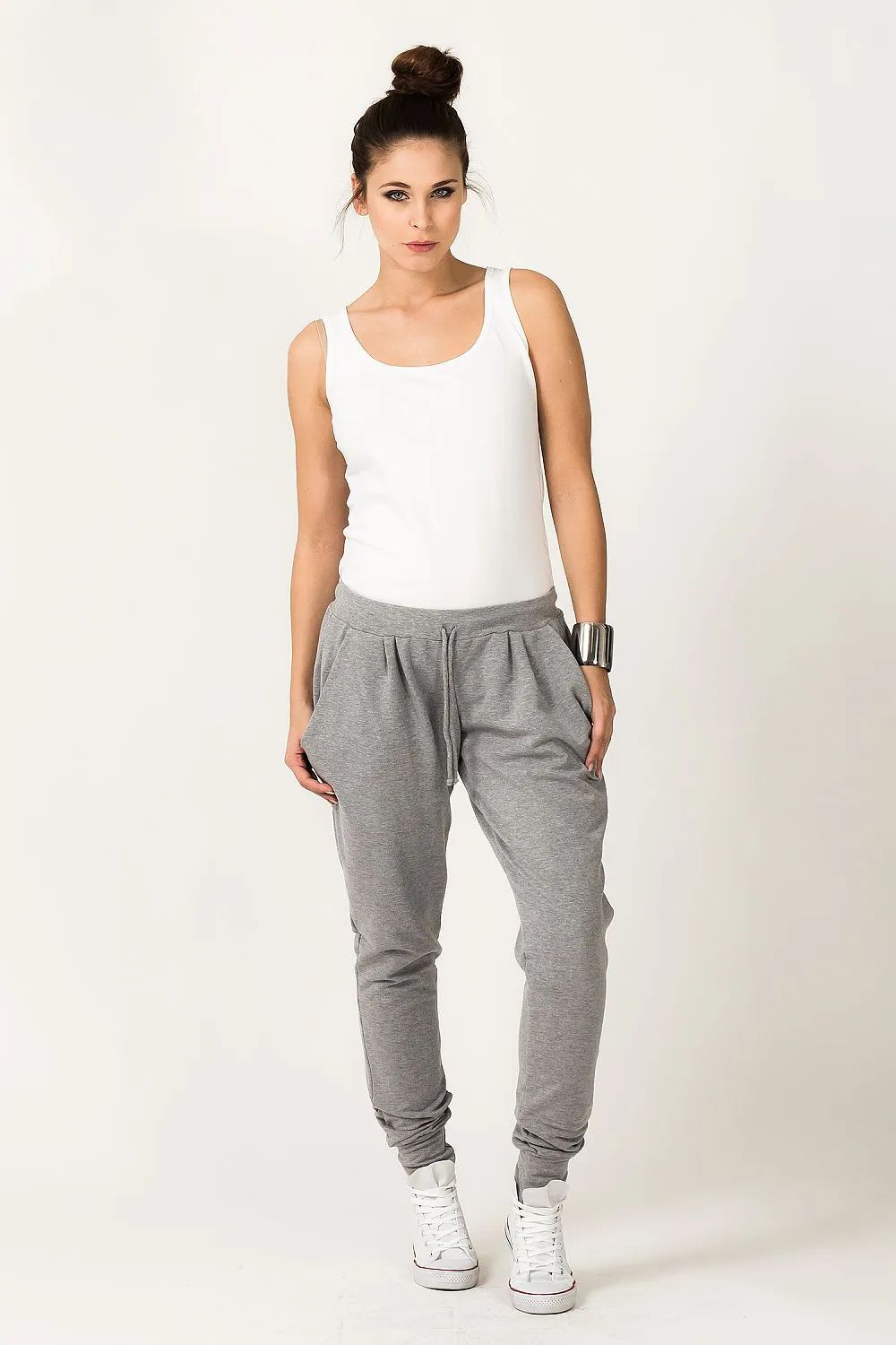 Wide Ribbed Sweatpants Luxe Fit