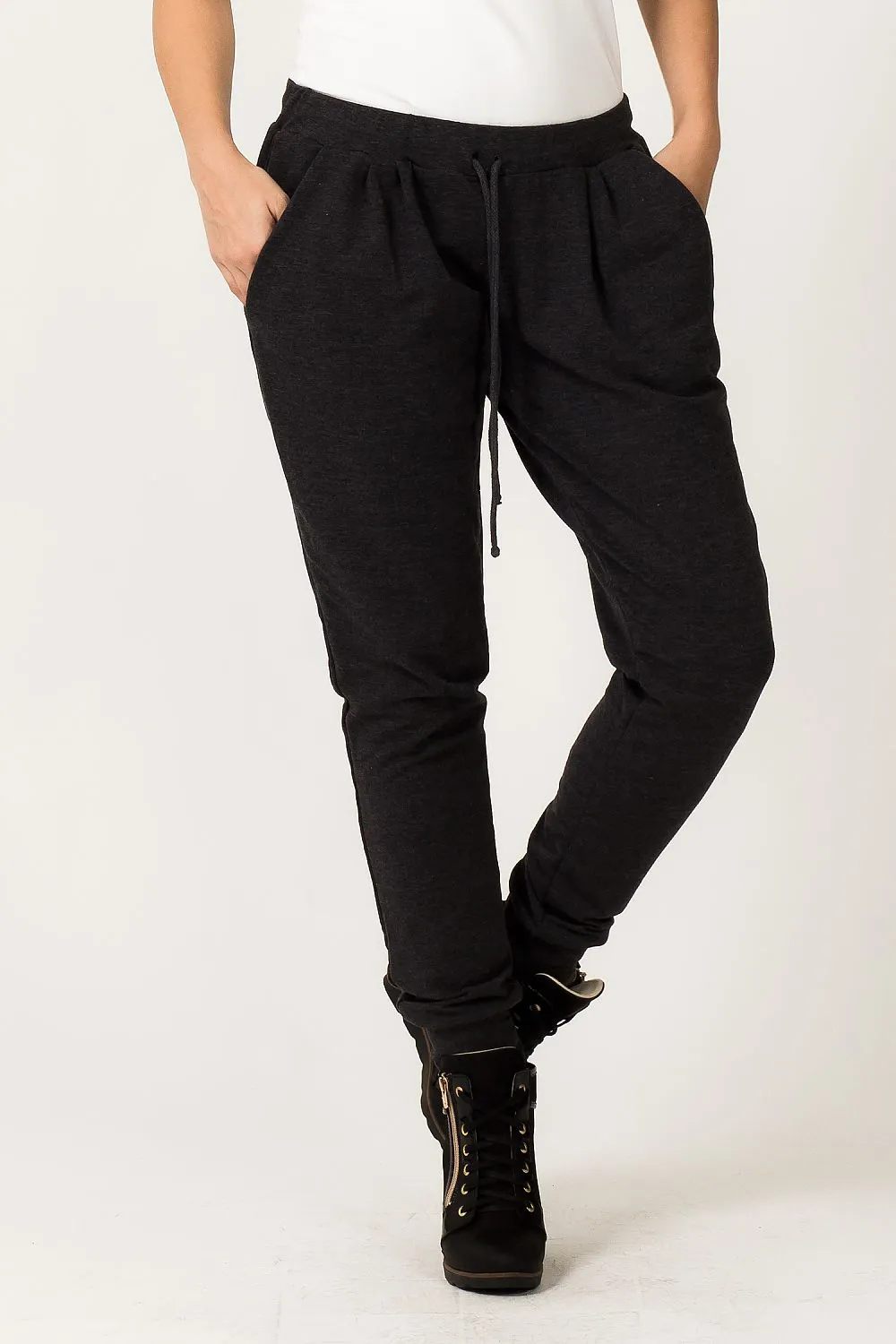 Wide Ribbed Sweatpants Luxe Fit