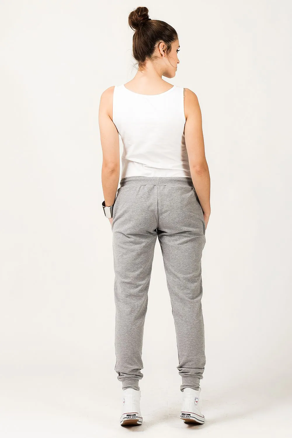 Wide Ribbed Sweatpants Luxe Fit