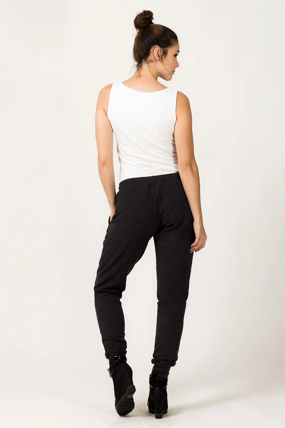 Wide Ribbed Sweatpants Luxe Fit