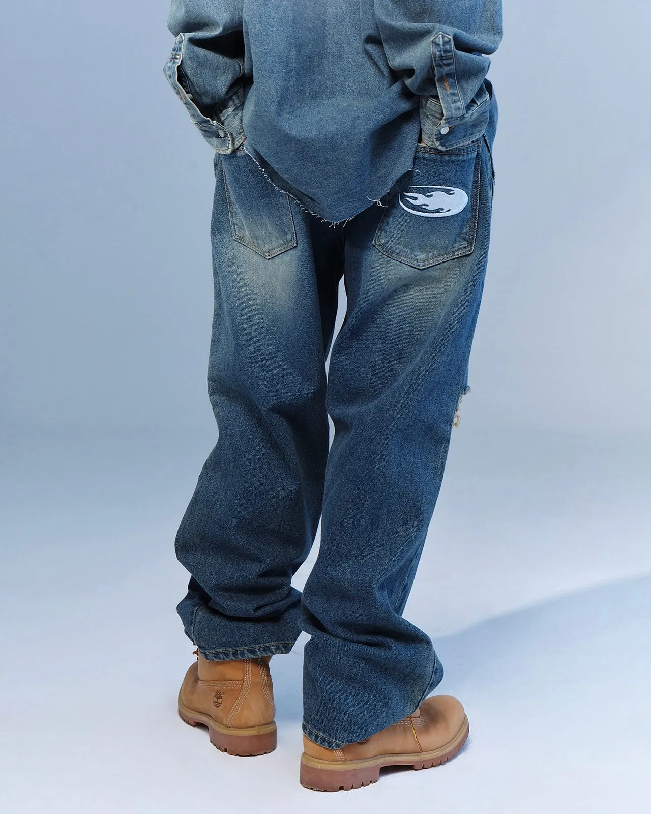 WKNDRS Racing Denim Pants Denim