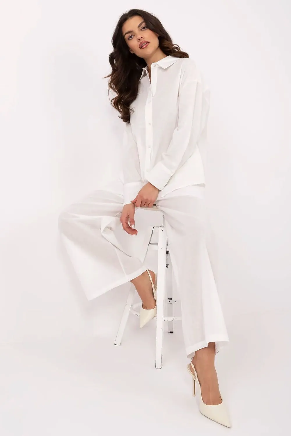 Women's long sleeves shirt and trousers set