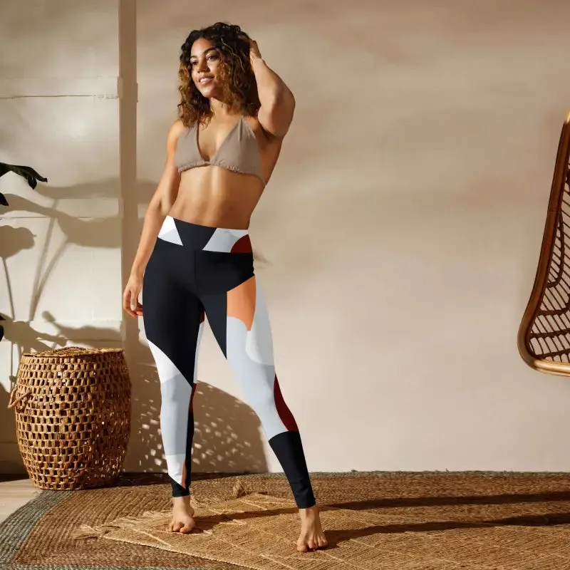 Women's Patterned Leggings Australia | Abstract Design