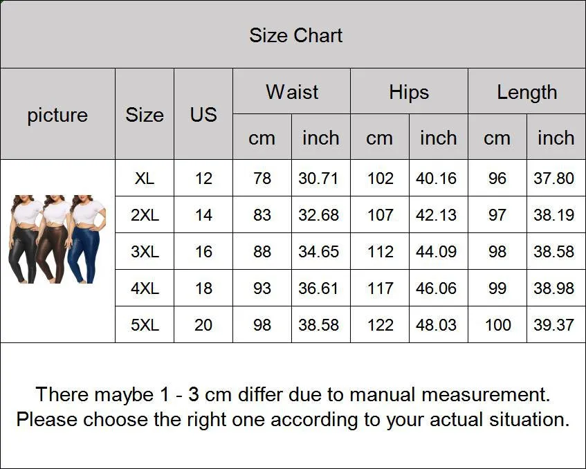 Women\'s Plus Size Capri Leggings Stretch Glistening  Trim Soft Tights NightClub Pants